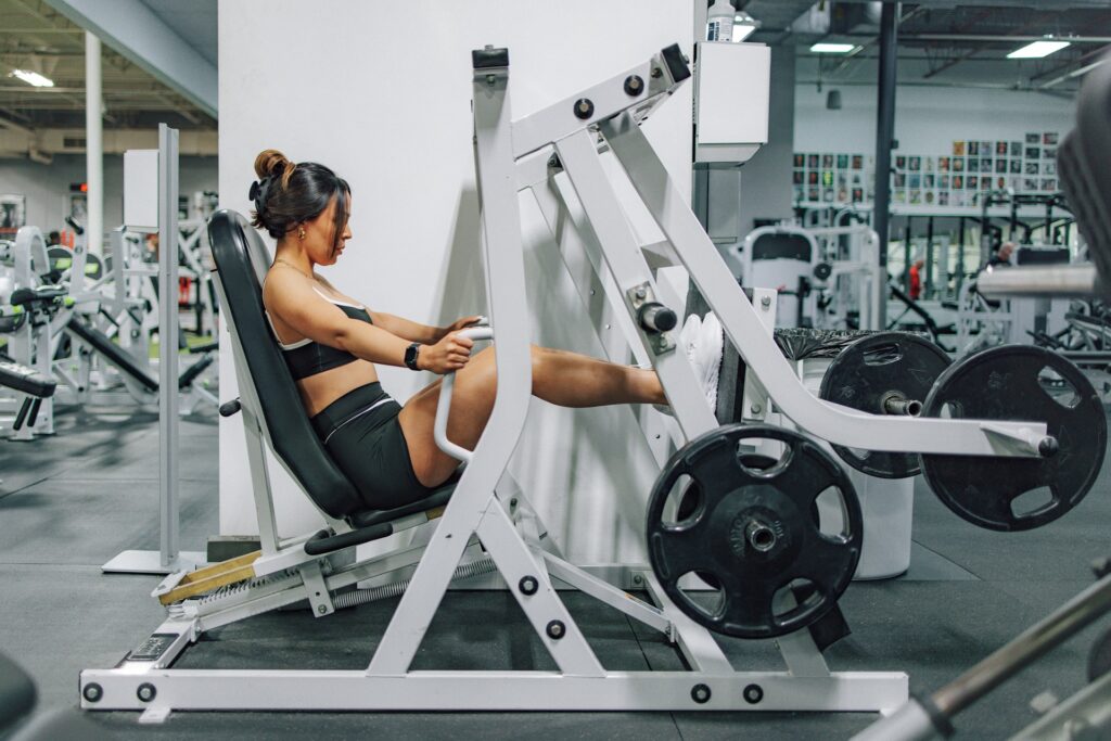 Movement swap for a leg press